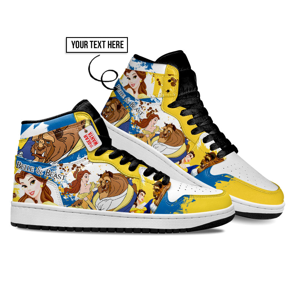 Belle and Beast J1 Shoes Custom For Fans- gearwanta.com