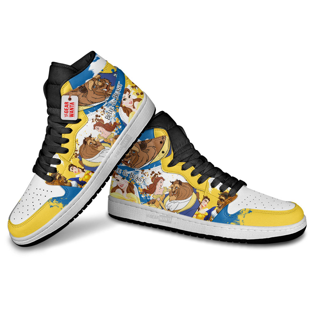 Belle and Beast J1 Shoes Custom For Fans- gearwanta.com