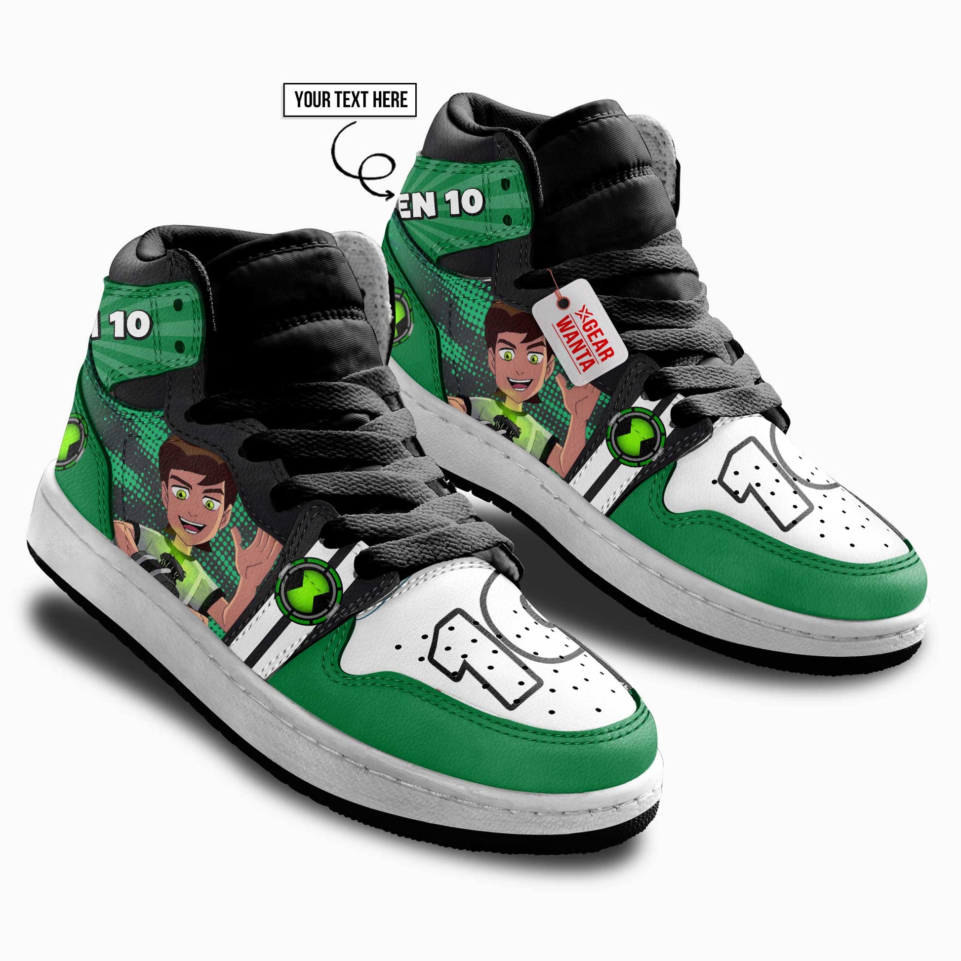 Ben 10 Kid J1s Sneakers Cartoon Collection - Gearwanta.com
