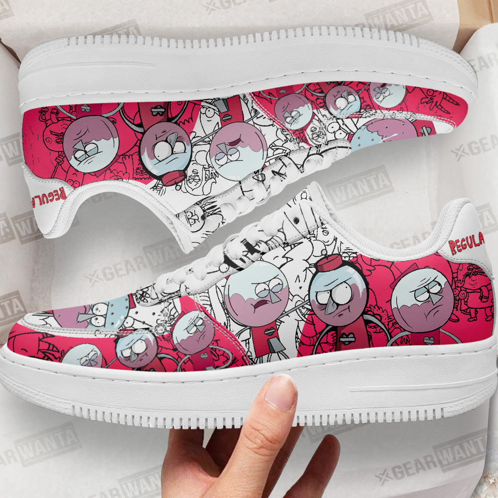 Benson Dunwoody Regular Show Air Sneakers Custom Cartoon Shoes-Gear Wanta