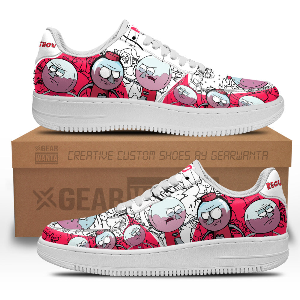 Benson Dunwoody Regular Show Air Sneakers Custom Cartoon Shoes-Gear Wanta