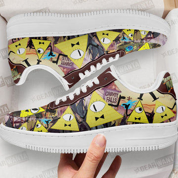 Bill Cipher Gravity Falls Air Sneakers Custom Cartoon Shoes-Gear Wanta