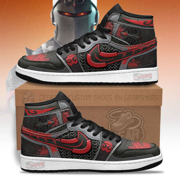 Black Knight Game Character Shoes Custom For Fans-Gear Wanta