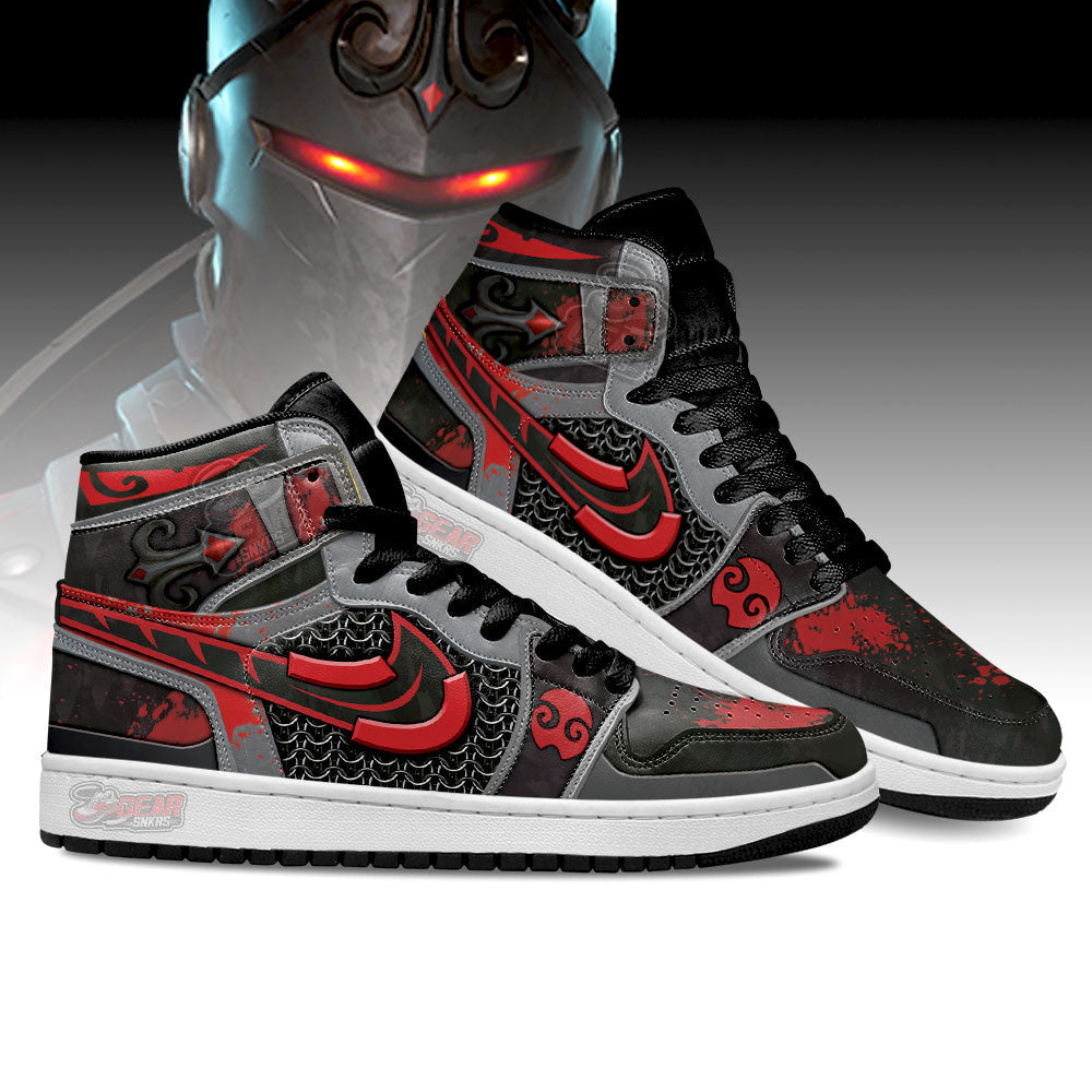 Black Knight Game Character Shoes Custom For Fans-Gear Wanta