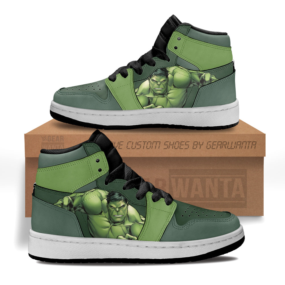 Black Panther Hulk Superhero Kid Sneakers Custom-Gear Wanta