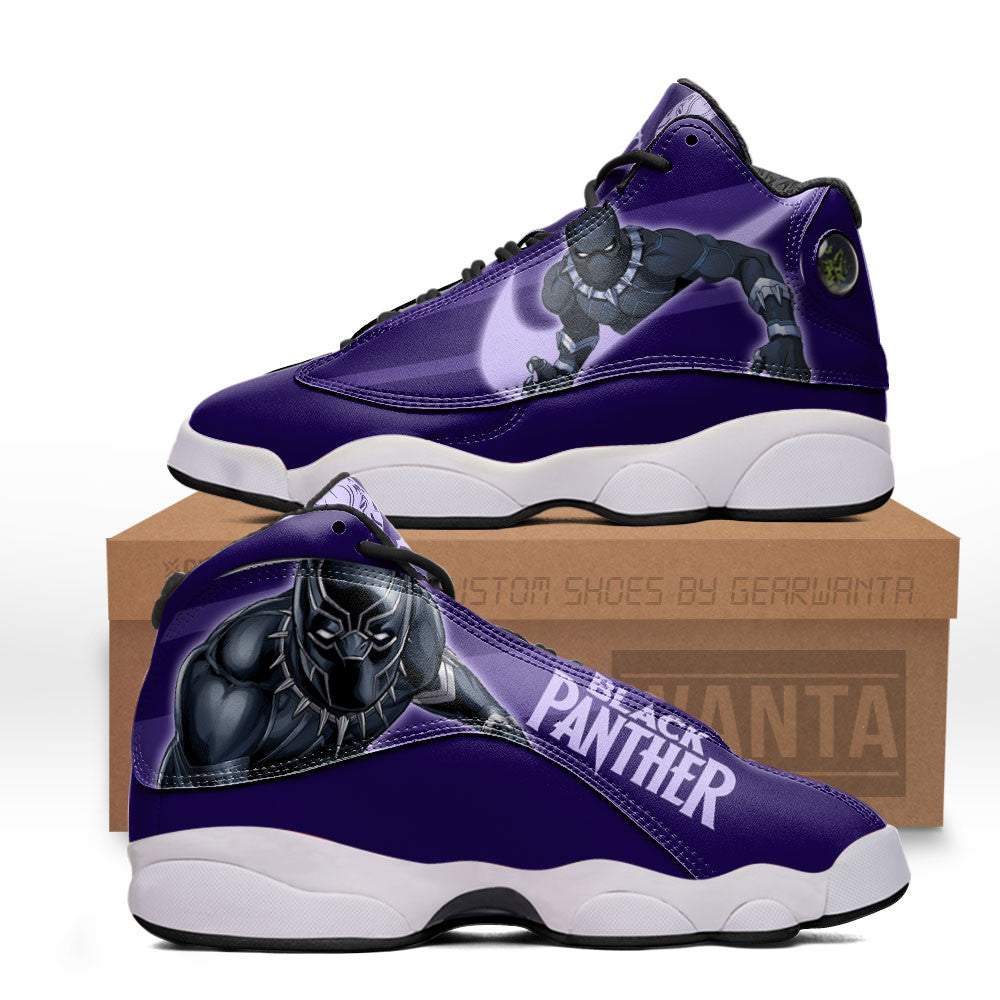 Black Panther J13 Sneakers Super Heroes Custom Shoes-Gear Wanta