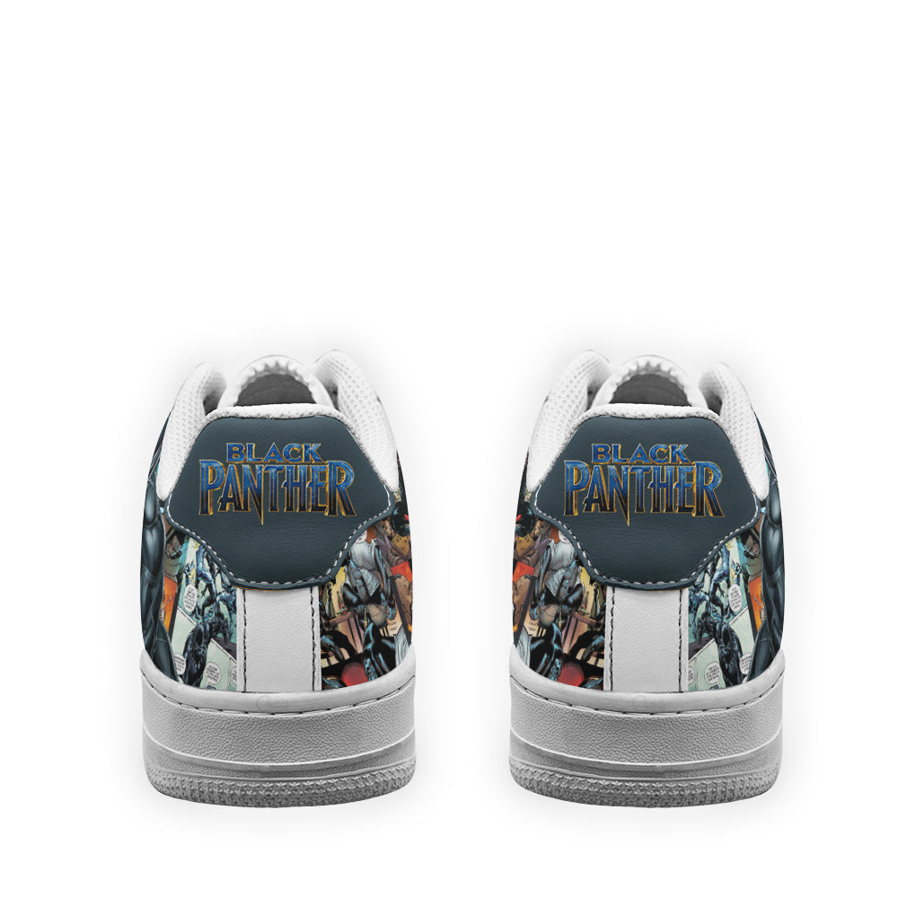 Black Panther Air Sneakers Custom Superhero Comic Shoes-Gear Wanta