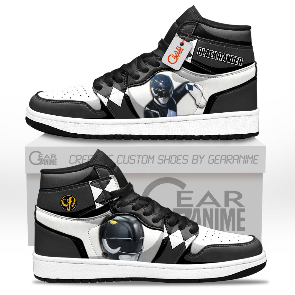 Black Ranger J1-Sneakers Custom Movies Shoes Gearwanta.com