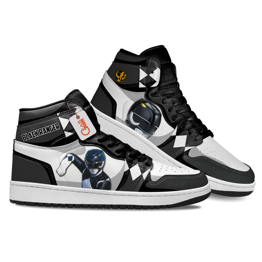 Black Ranger J1-Sneakers Custom Movies Shoes Gearwanta.com