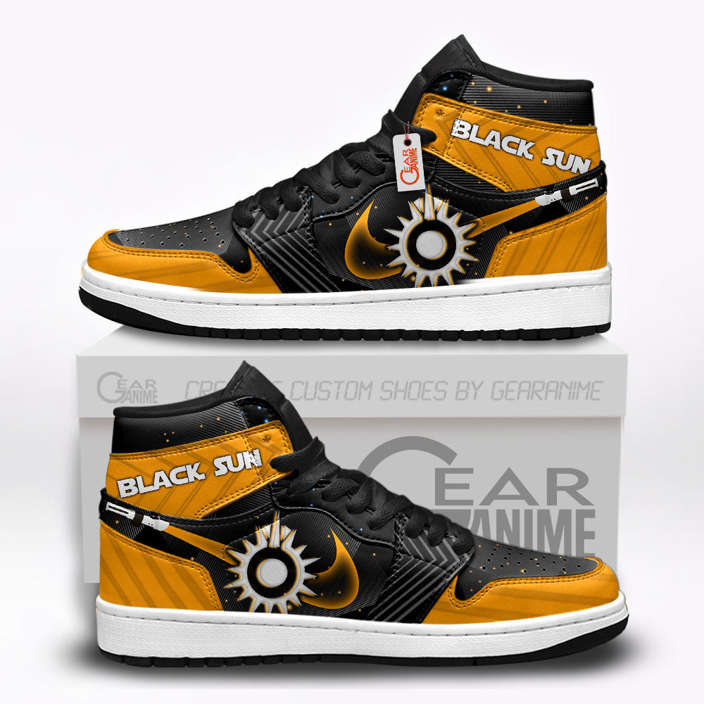 Black Sun J1-Sneakers Custom Shoes Gearwanta.com