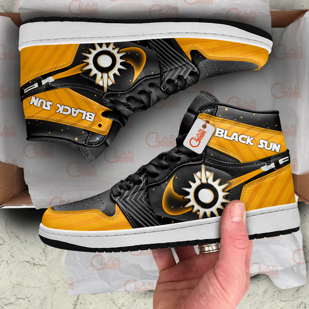 Black Sun J1-Sneakers Custom Shoes Gearwanta.com