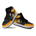 Black Sun Kids Shoes Custom Kid Sneakers Gearwanta.com