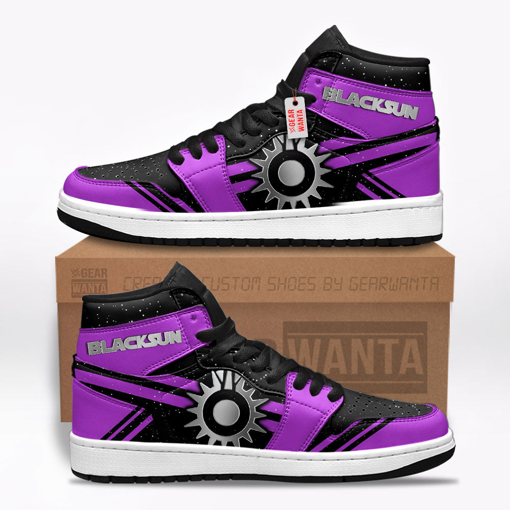 Black Sun Star Wars Symbols J1 Shoes Custom For Fans TT20-Gear Wanta