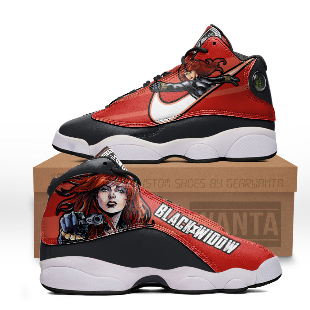 Black Widow J13 Sneakers Super Heroes Custom Shoes-Gear Wanta