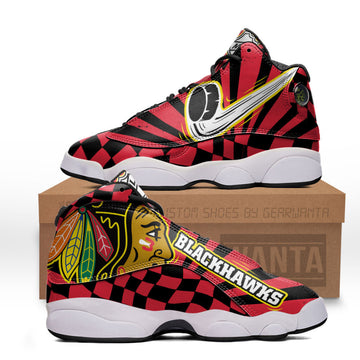 Blackhawks J13 Sneakers Sport Custom Shoes-Gear Wanta