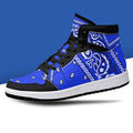 Blue Bandana JD1 High Top Shoes 