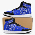 Blue Bandana JD1 High Top Shoes 