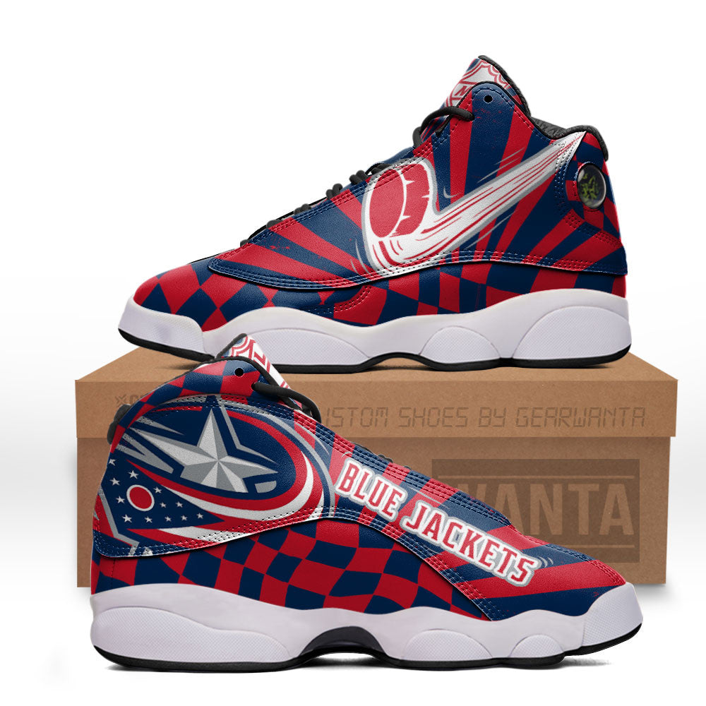 Blue Jackets J13 Sneakers Sport Custom Shoes-Gear Wanta