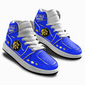 Blue Ninja Ranger Mighty Morphin Kid Sneakers Custom For Kids-Gear Wanta