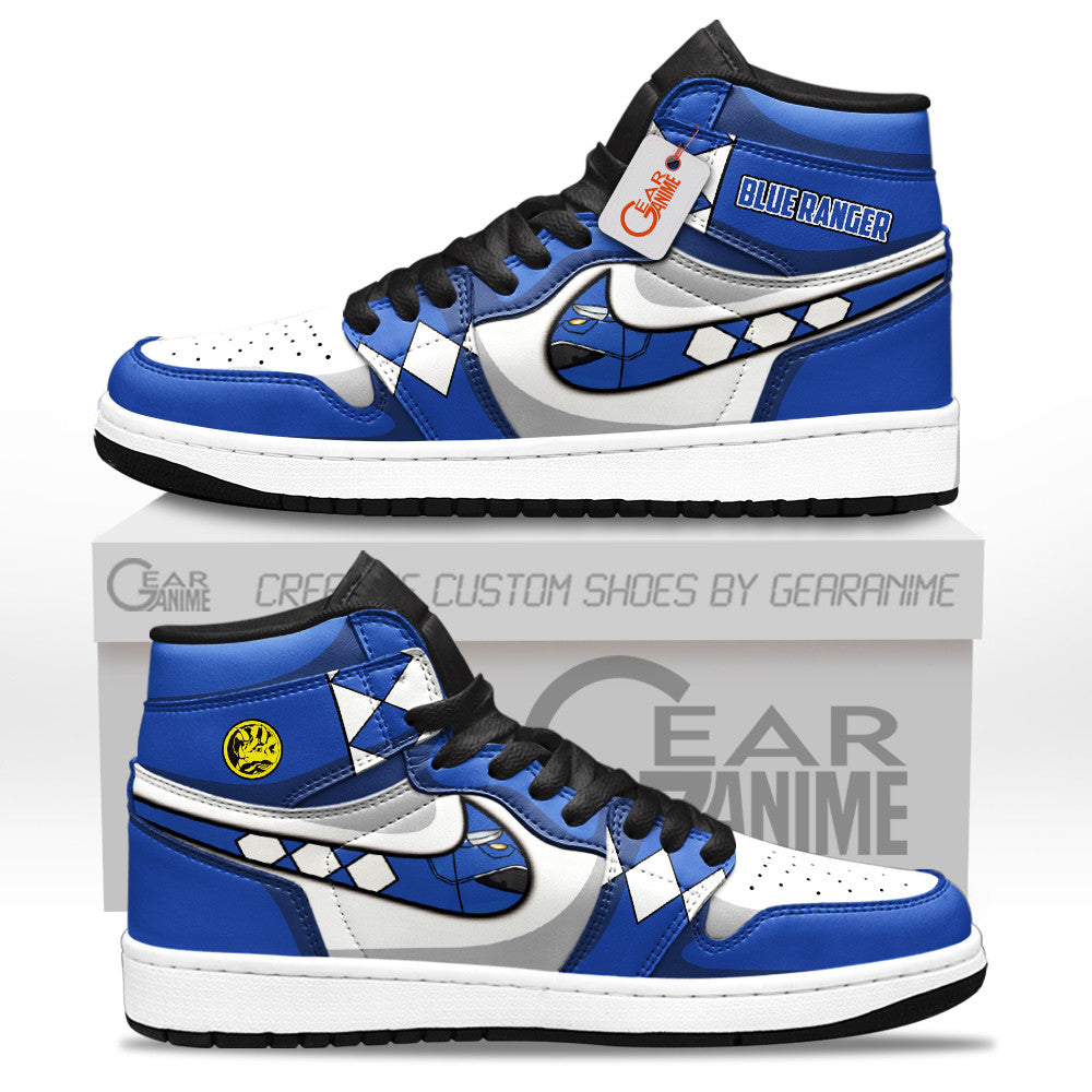 Blue Ranger J1-Sneakers Custom Movies Shoes Gearwanta.com