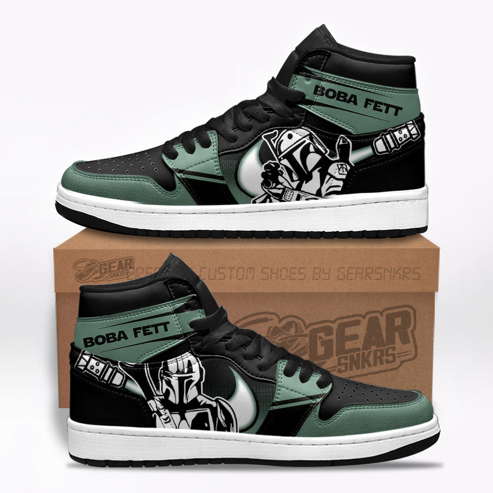 Boba Fett Star Wars J1-Sneakers Custom Gifts Idea For Fans TT26-Gear Wanta