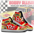 Bobby Allison J1 Shoes Custom Coca #12 Cars Race Sneakers-Gear Wanta