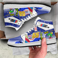 Bobby Hamilton J1 Shoes Custom Marvin Martian #55 Cars Race Sneakers-Gear Wanta