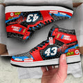 Bobby Labonte J1 Shoes Custom Spiderman #43 Cars Race Sneakers-Gear Wanta