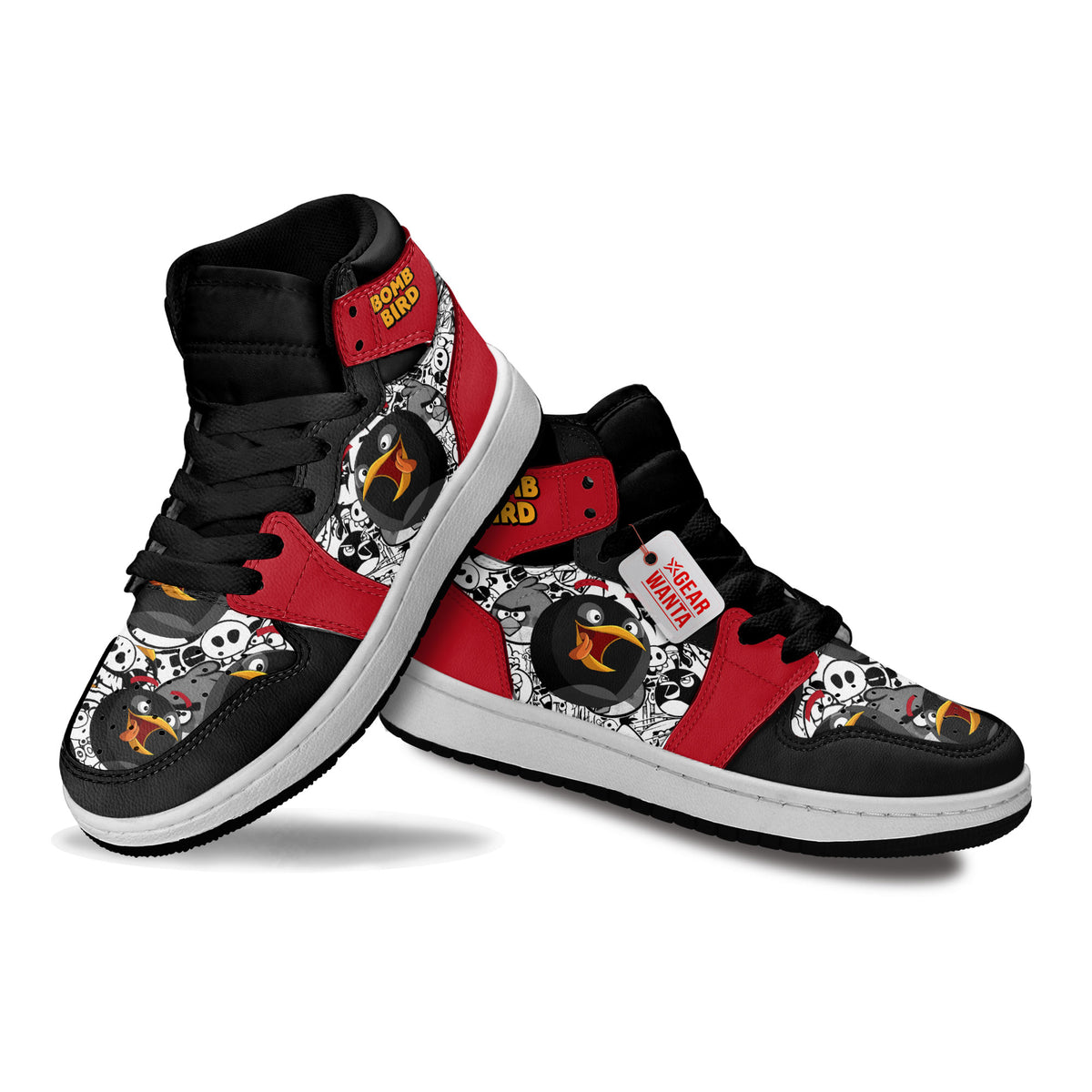 Bomb Bird Kid J1s Sneakers Cartoon Collection - Gearwanta.com