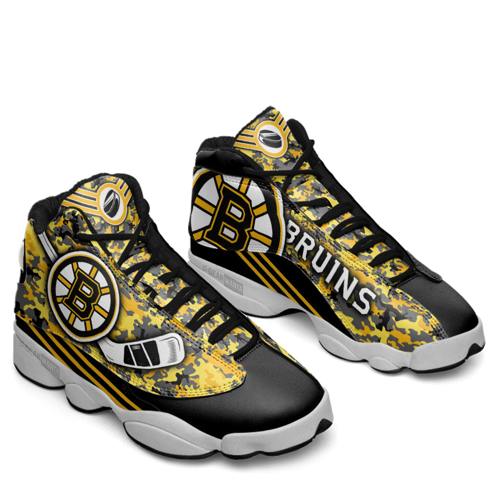 Boston Bruins J13 Sneakers Custom Shoes-Gear Wanta