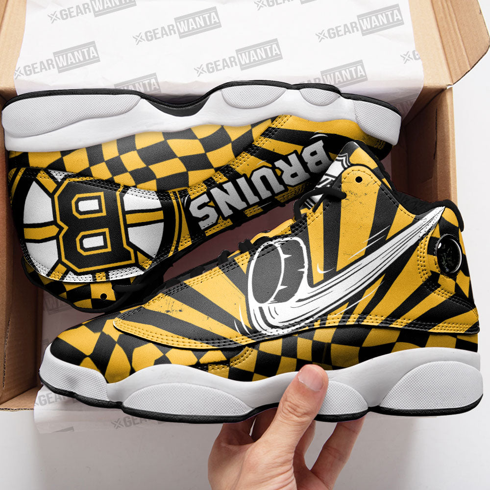 Boston Bruins J13 Sneakers Sport Custom Shoes-Gear Wanta