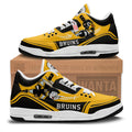 Boston Bruins J3 Sneakers Custom Shoes-Gear Wanta