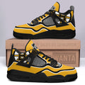 Boston Bruins Aj4 Sneakers Custom Shoes-Gear Wanta