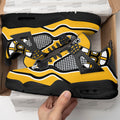 Boston Bruins Aj4 Sneakers Custom Shoes-Gear Wanta