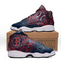 Boston Red Sox J13 Sneakers Custom Shoes-Gear Wanta