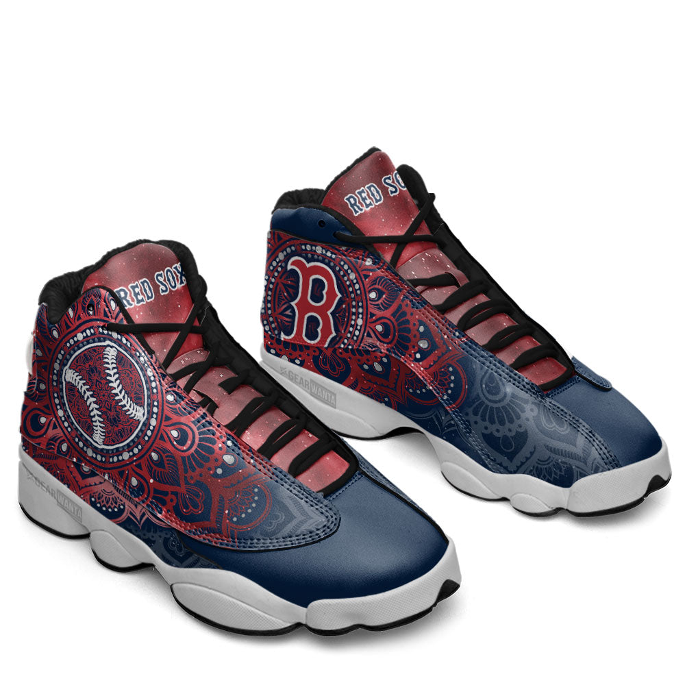 Boston Red Sox J13 Sneakers Custom Shoes-Gear Wanta