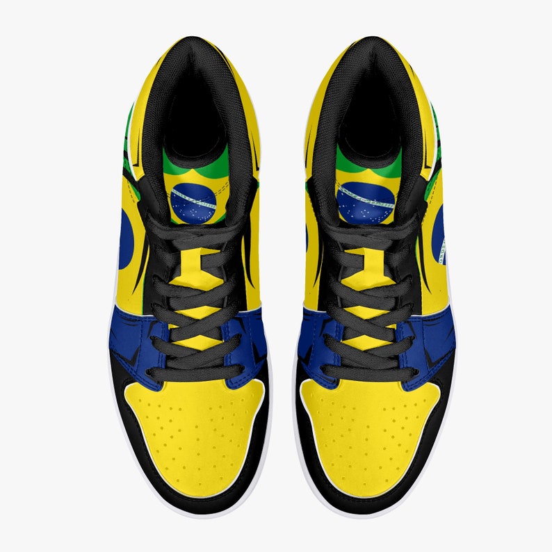 Brazil Flag JD1 High Top Shoes 