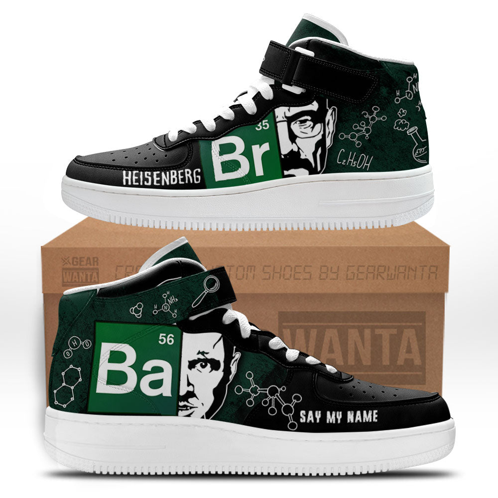 Breaking Bad Air Mid Shoes Custom Sneakers Fans-Gear Wanta