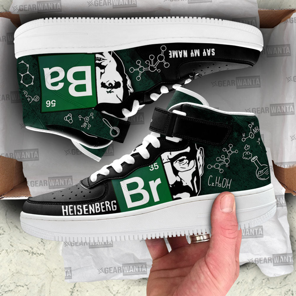 Breaking Bad Air Mid Shoes Custom Sneakers Fans-Gear Wanta