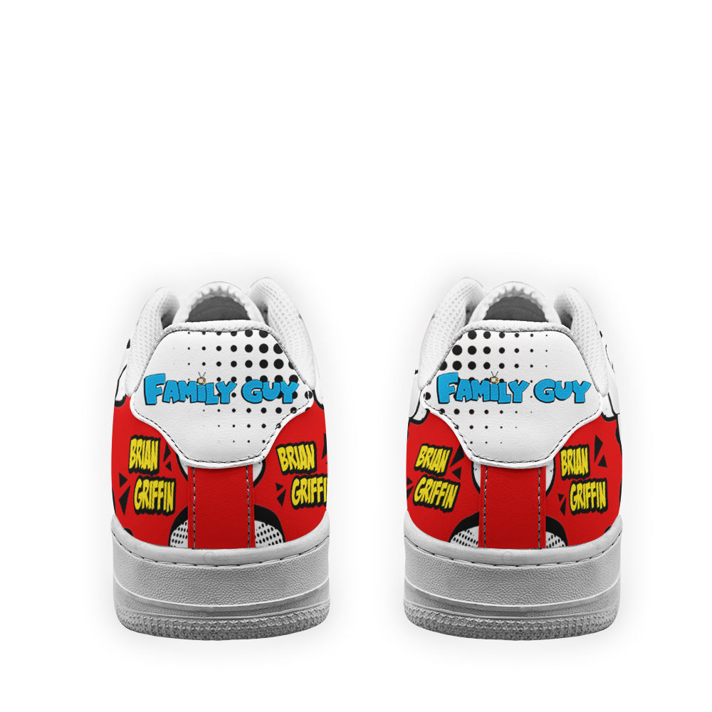 Brian Griffin Family Guy Air Sneakers Custom Cartoon Shoes-Gear Wanta
