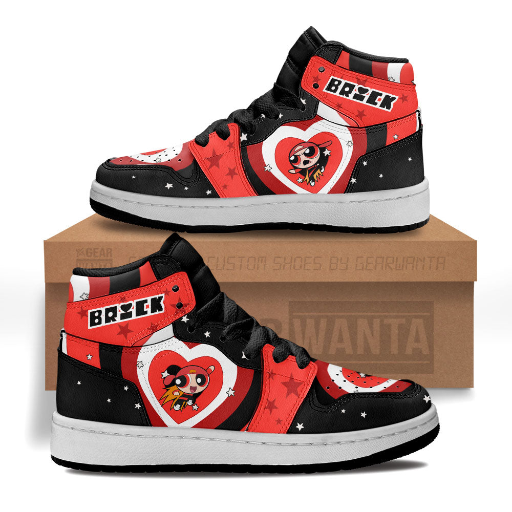 Brick The Powerpuff Girls Kid Sneakers Custom For Kids-Gear Wanta