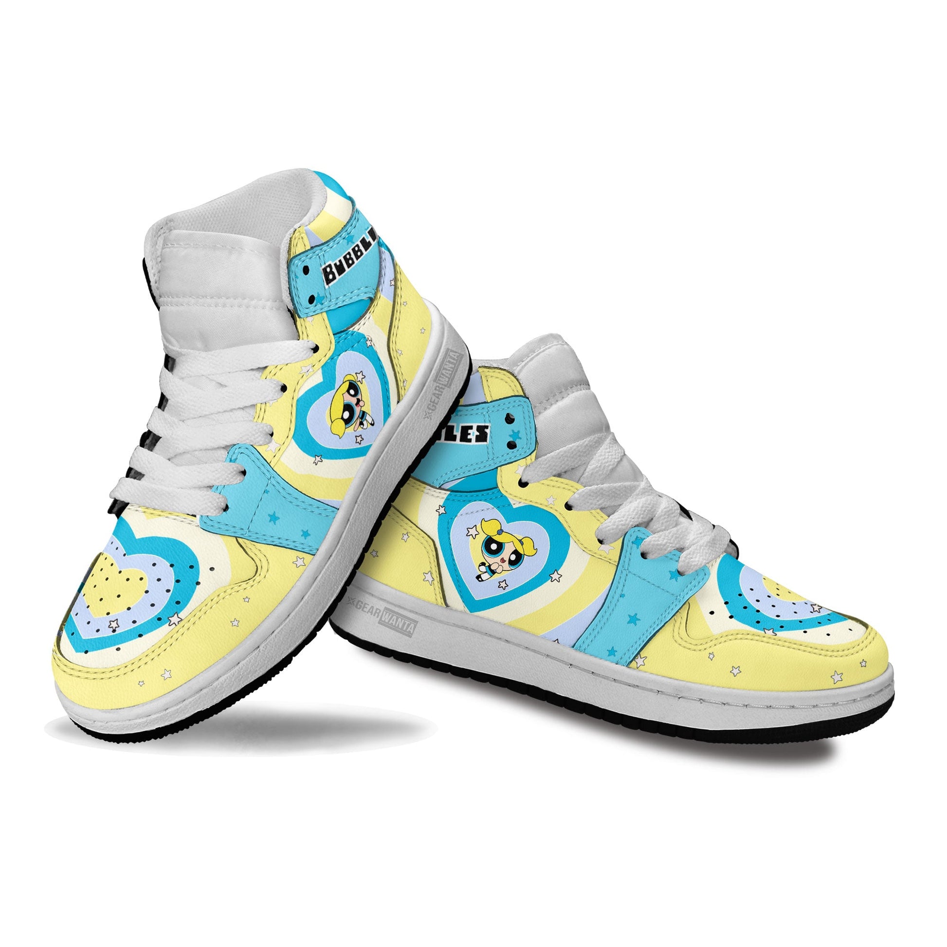 Bubbles The Powerpuff Girls Kid Sneakers Custom For Kids-Gear Wanta