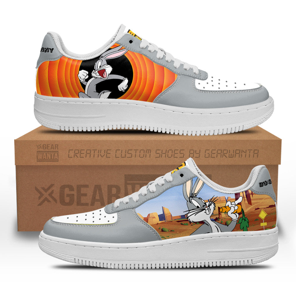 Bugs Bunny Looney Tunes Custom Air Sneakers QD14-Gear Wanta