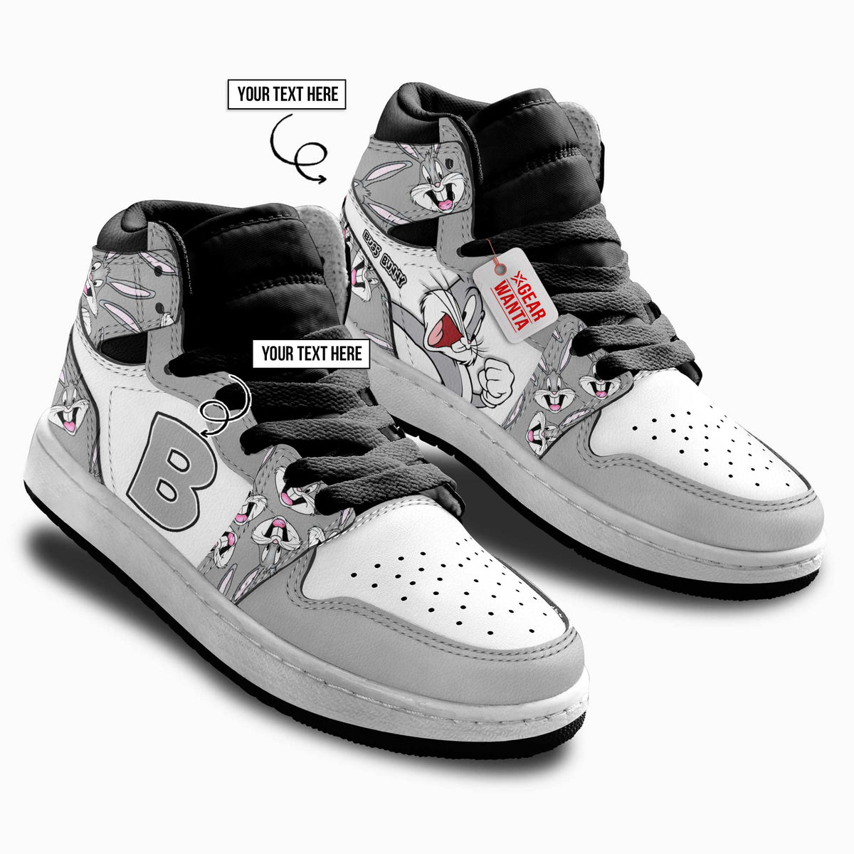 Bugs Bunny Kid J1s Sneakers Cartoon Collection - Gearwanta.com