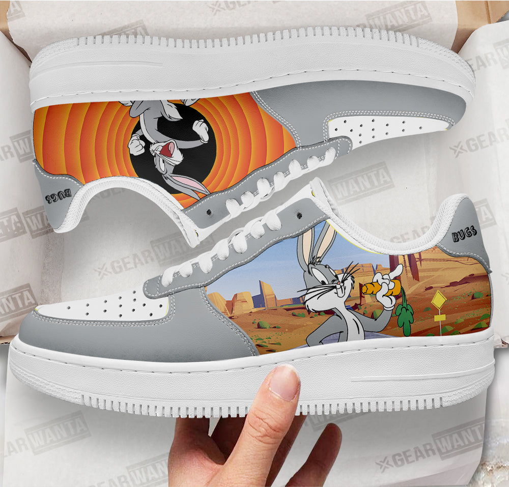 Bugs Bunny Looney Tunes Custom Air Sneakers QD14-Gear Wanta