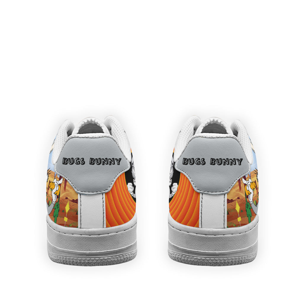 Bugs Bunny Looney Tunes Custom Air Sneakers QD14-Gear Wanta