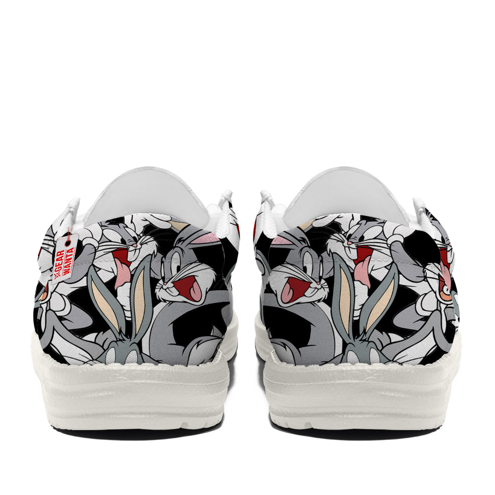 Bugs Looney Tunes Canvas Loafer Shoes Vanlentine's Gifts Idea-gearwanta.com