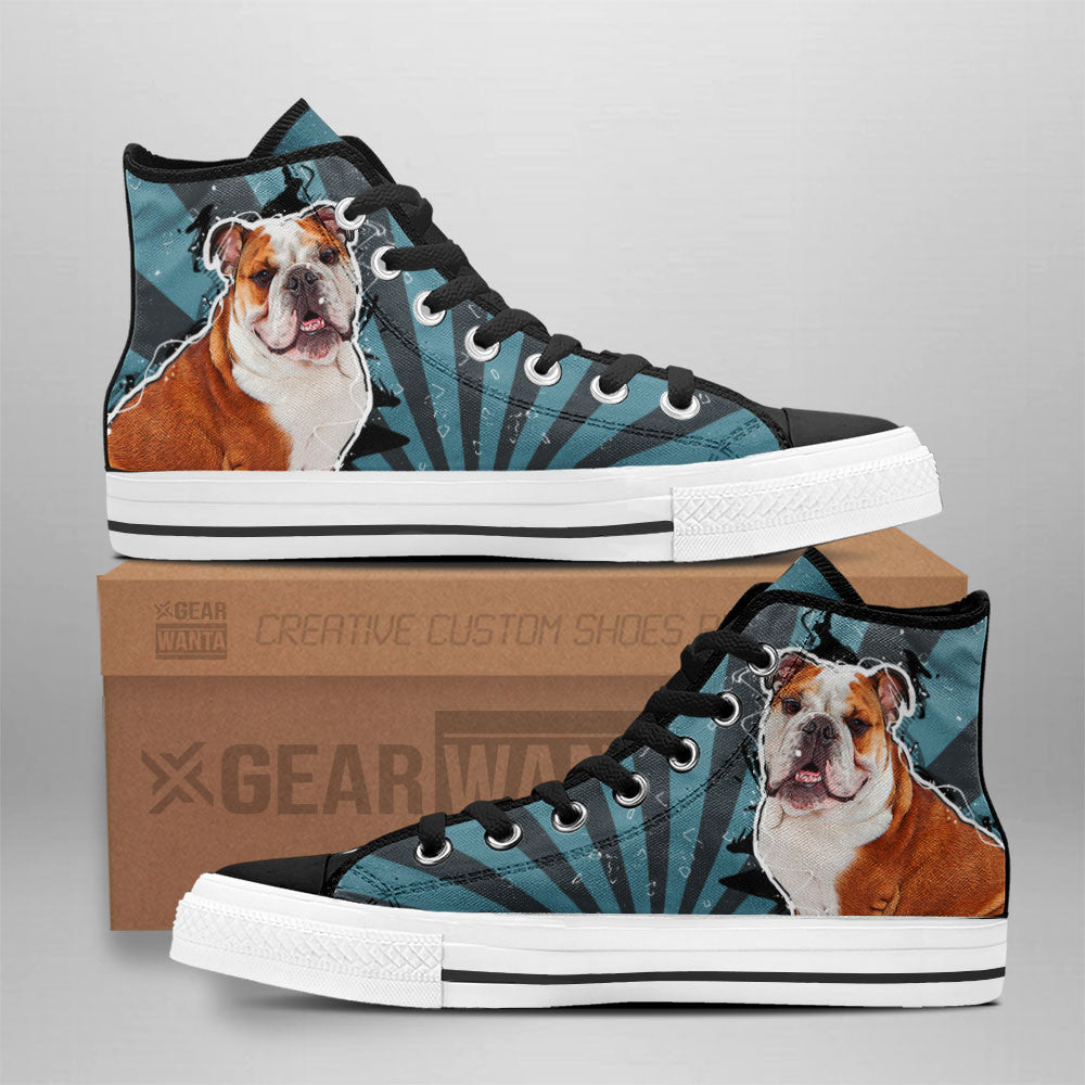 Bulldog High Top Shoes Custom-Gear Wanta