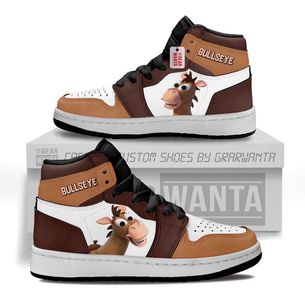 Bullseye Kid J1s Sneakers Personalized Cartoon Collection - Gearwanta.com