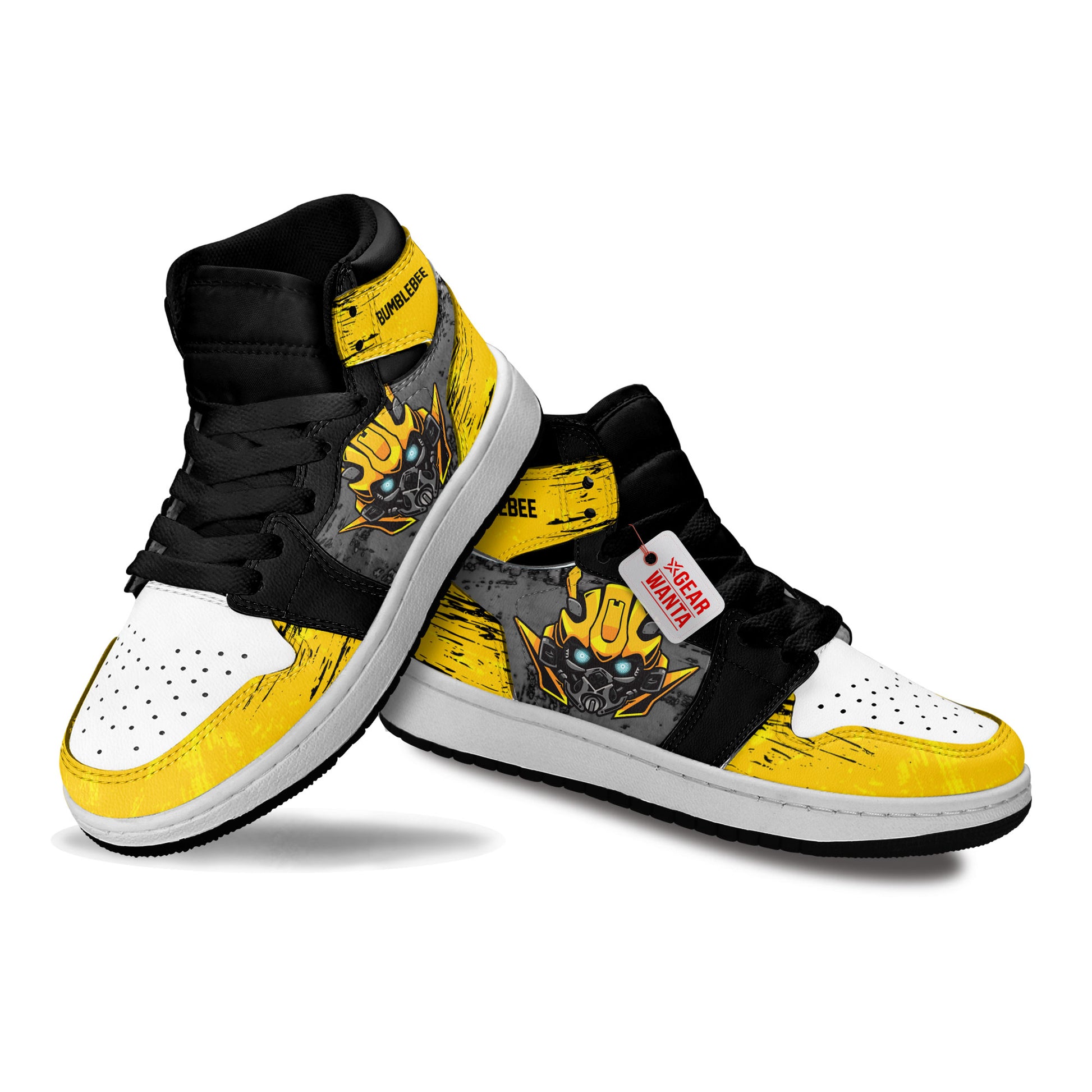 Bumblebee Personalized Kid J1s Sneakers Uniform Collection - Gearwanta.com